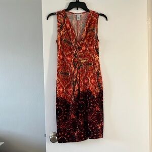 Amanda Lane Faux Wrap Dress